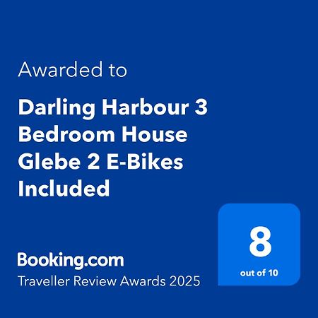 Darling Harbour 3 Bedroom House Glebe 2 E-Bikes Included Sydney Eksteriør billede